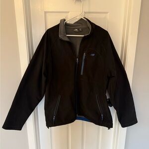 New Balance Men's Black and Gray Performance Jacket